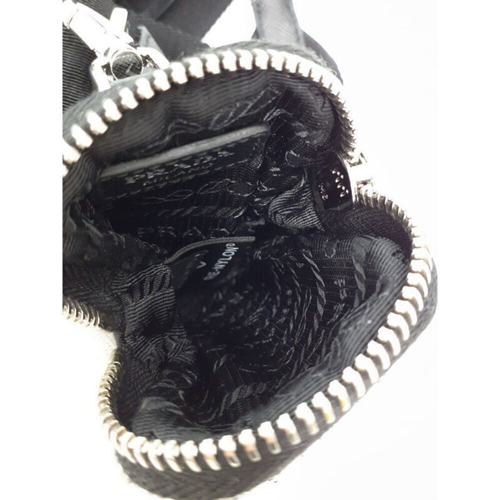 Prada ReEdition 2005 Saffiano Leather Chain Shoulder Bag Black - Picture 5 of 9